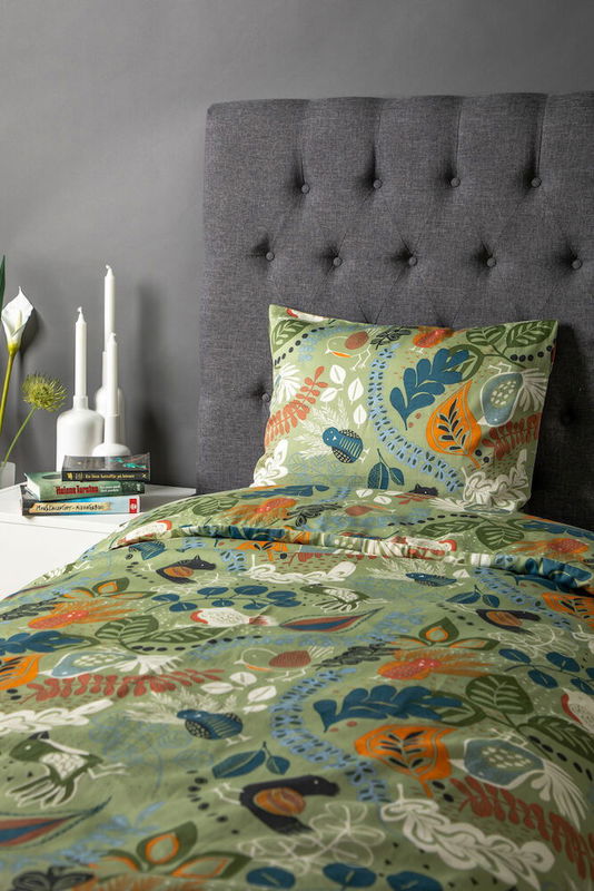 Stormhagen Grön Satin Bäddset Enkeltäcke 150x210 Kosta Linnewäfveri tenant-sync-RVvJ9s7nMzI40pe1695817988