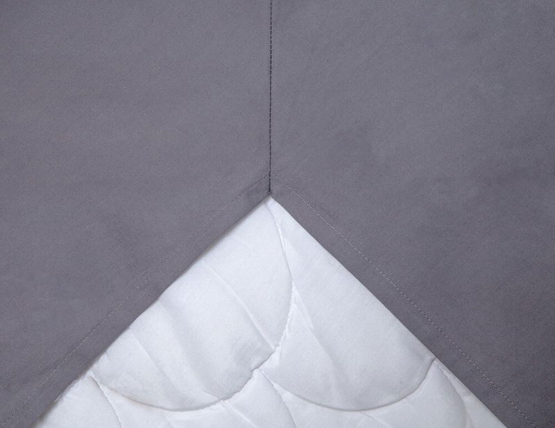 Kuvertlakan Percale Mörkgrå Enkelsäng 120x200 Kosta Linnewäfveri Kuvertlakan Percale Mörkgrå Enkelsäng 120x200 Kosta Linnewäfveri