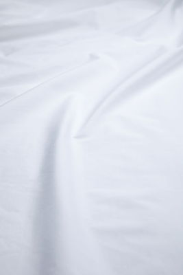 Kuvertlakan Percale Vit Enkelsäng 120x200 Kosta Linnewäfveri