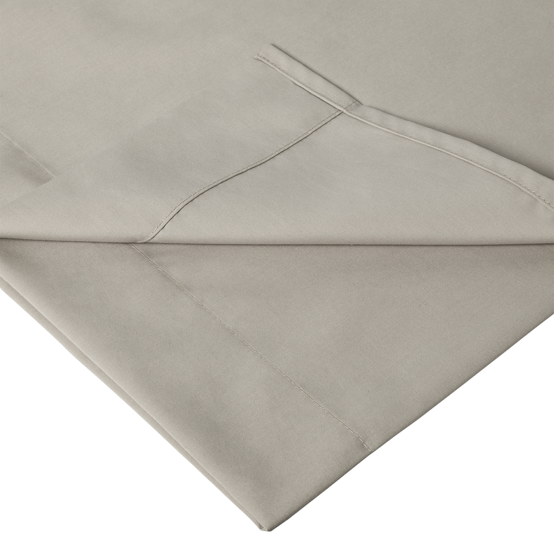 Underlakan Beige Egyptisk Bomull Percale Enkelsäng 180x270 Tempur
