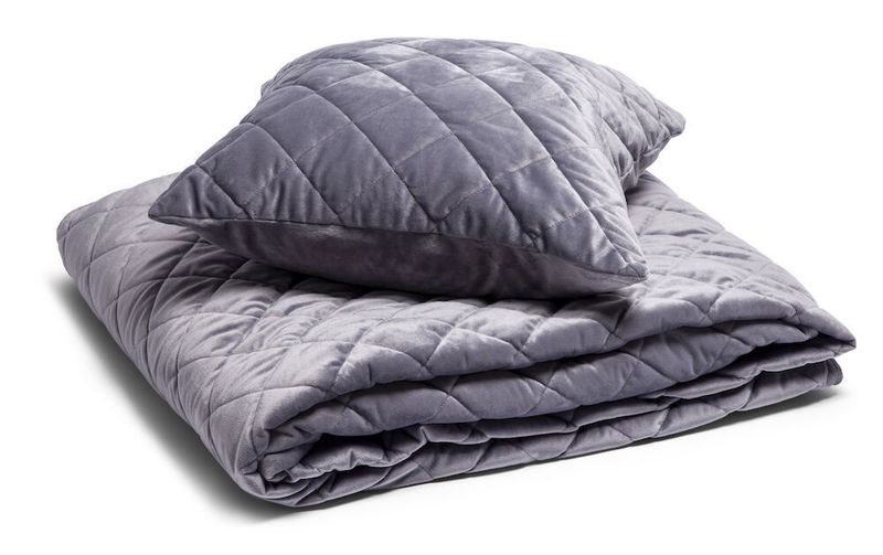 Kuddfodral Sammet Grå 50x50 Kosta Linnewäfveri