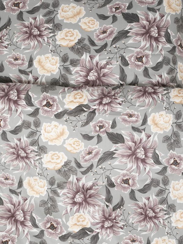 Bollungen Satin Grå Blommor Bäddset Enkeltäcke 150x210 Kosta Linnewäfveri tenant-sync-gmXMYJ0awptrZdc1737039023