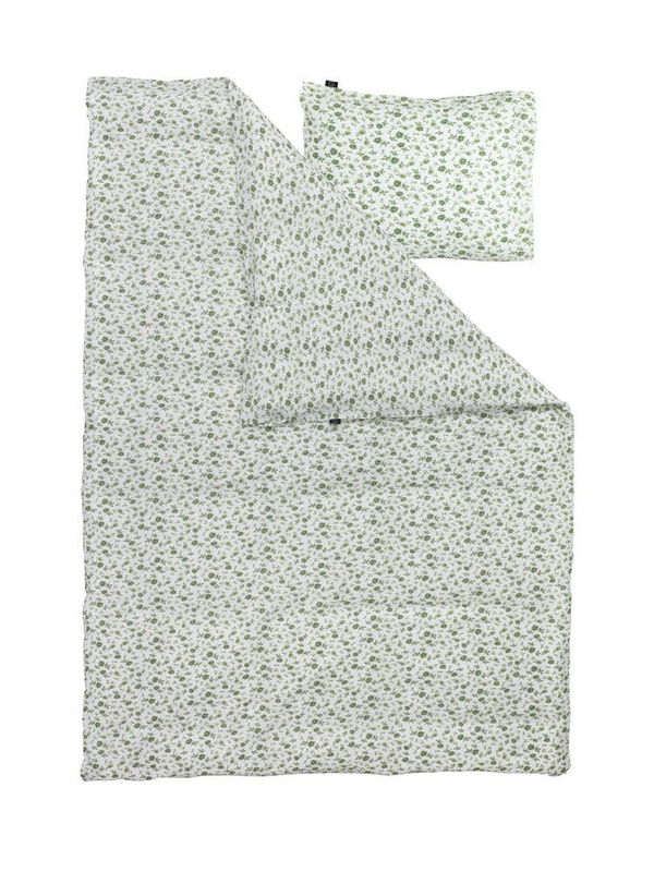 Fagerhult Grön Blommor Bäckebölja Bäddset Enkeltäcke 150x210 Kosta Linnewäfveri tenant-sync-ma9AQeciY0zVGyF1737096526