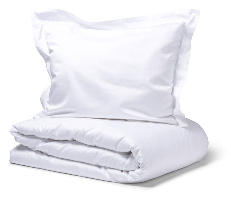 Manchester Satin Vit Bäddset Dubbeltäcke 230x220 Kosta Linnewäfveri Manchester Satin Vit Bäddset Dubbeltäcke 230x220 Kosta Linnewäfveri