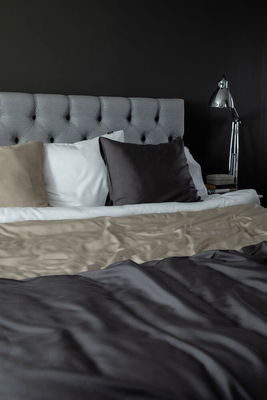 Örngott Nottingham Percale Lyocell Sand 50x60 Kosta Linnewäfveri