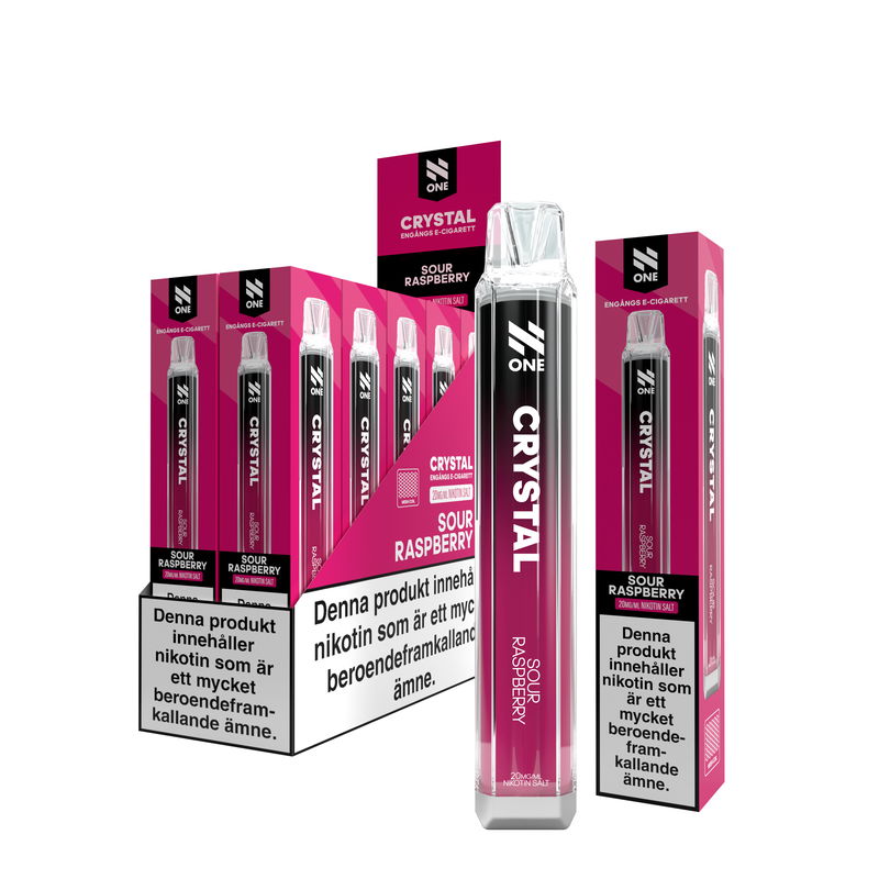 N One Crystal - Sour Raspberry (10-pack)