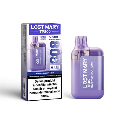 Lost Mary TP800 - Blackcurrant Mint (10-pack)