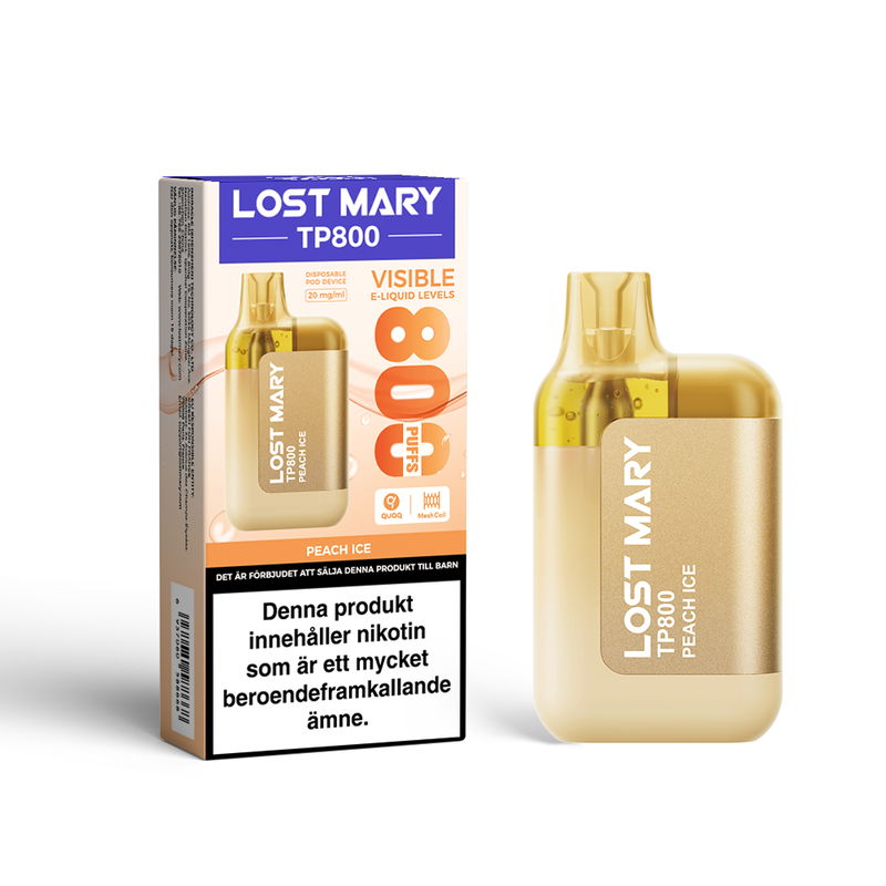 Lost Mary TP800 - Peach Ice (10-pack)