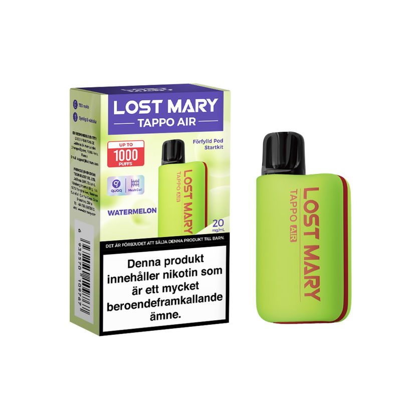 Lost Mary Tappo Air Startkit - Watermelon (10-pack)
