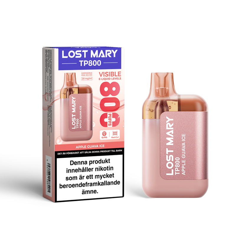 Lost Mary TP800 - Apple Guava Ice (10-pack)