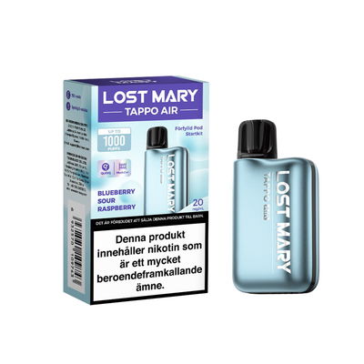 Lost Mary Tappo Air Startkit - Blueberry Sour Raspberry (10-pack)