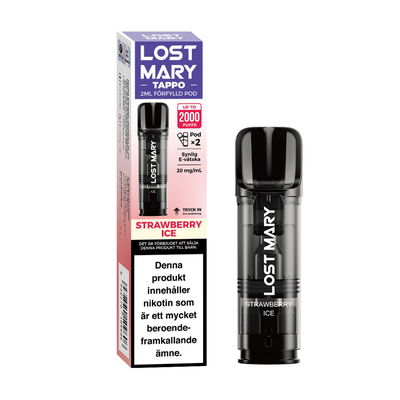 Lost Mary Tappo Air Pod (x2) - Strawberry Ice (10-pack)