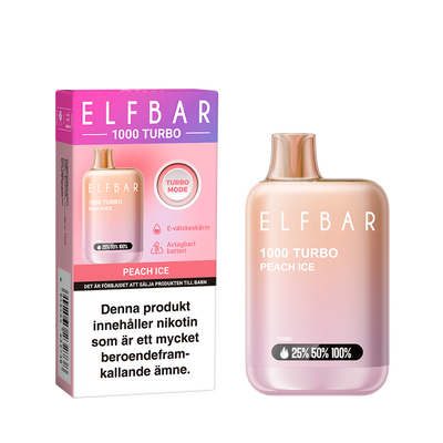 EB1000 Turbo - Peach Ice (10-pack)