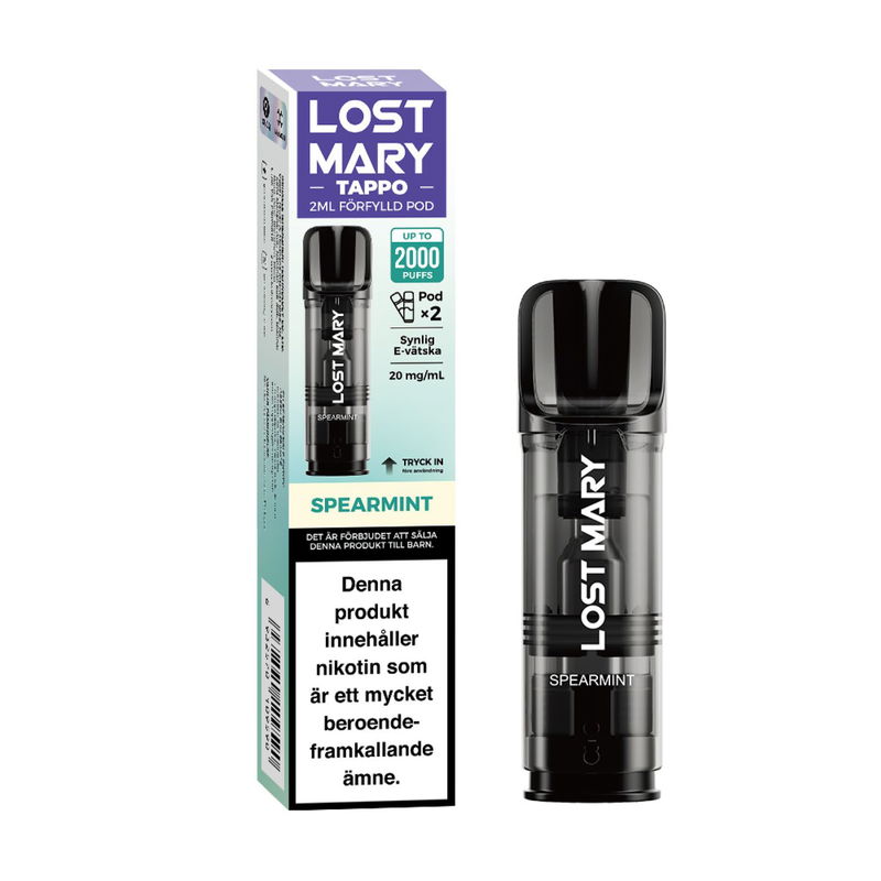 Lost Mary Tappo Air Pod (x2) - Spearmint (10-pack)