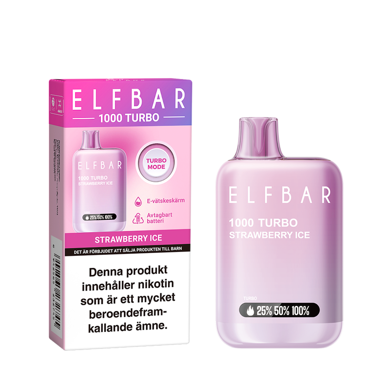 EB1000 Turbo - Strawberry Ice (10-pack)