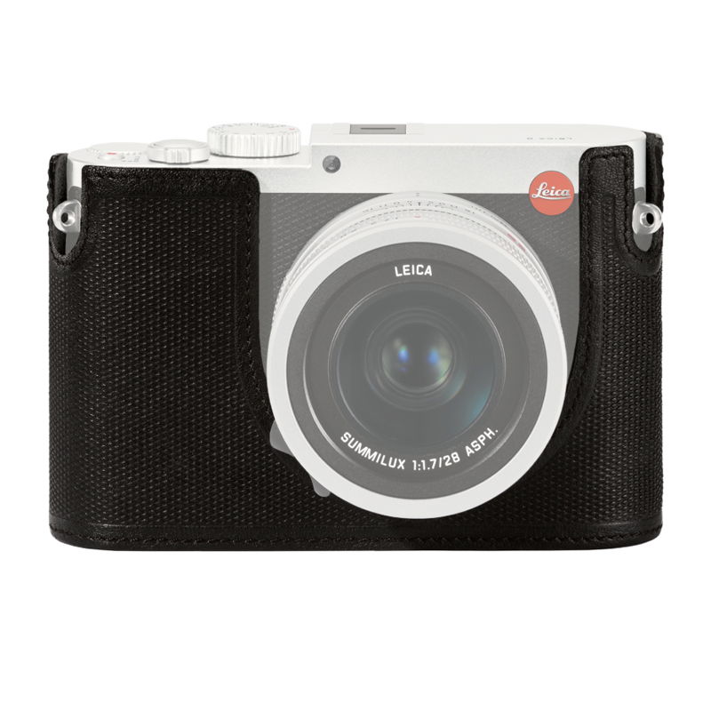 Leica Q Kameraskydd i svart läder (19501)