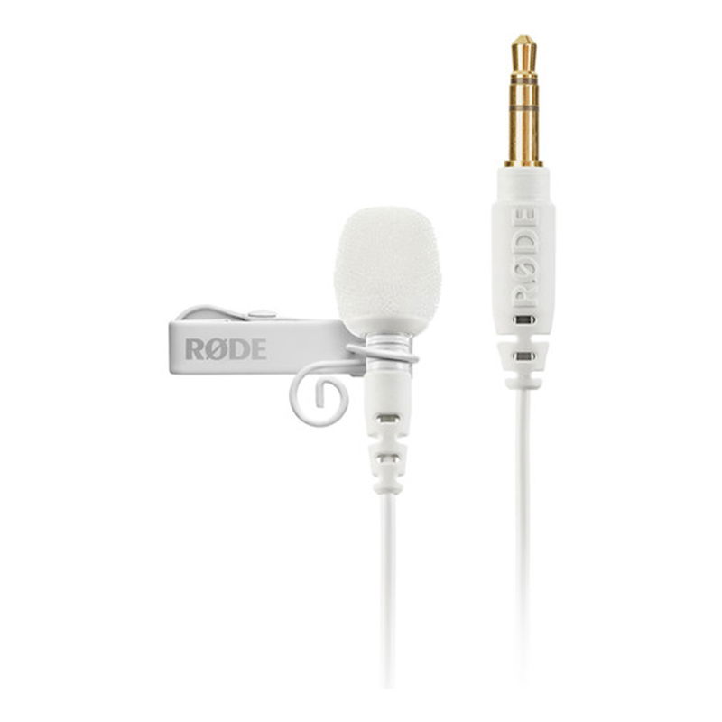 RØDE Lavalier GO mygga med 3,5mm TRS plugg Vit