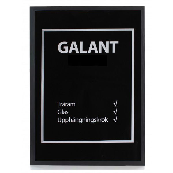 Estancia Galant Svart 11x15cm