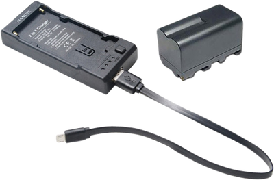 Nanlite Battery 4500mah NP-F w/CN-58 charger Kit