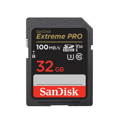 SanDisk SDHC Extreme Pro 32GB 100MB/s UHS-I C10 V30 U3