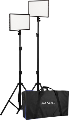 Nanlite LumiPad 25 LED 2 Light Kit with stand+bag