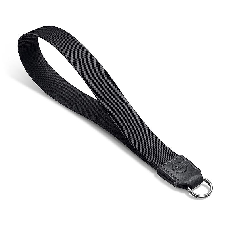 Leica Wrist Strap, fabric leather, black (18570)
