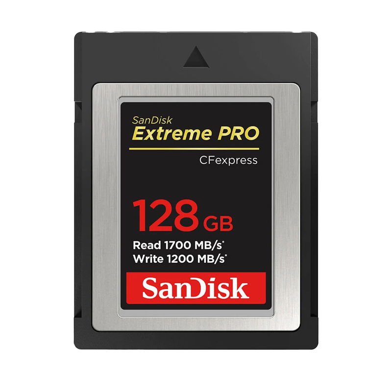 SanDisk Cfexpress Extreme PRO 128GB 1700MB/s 1200MB/s