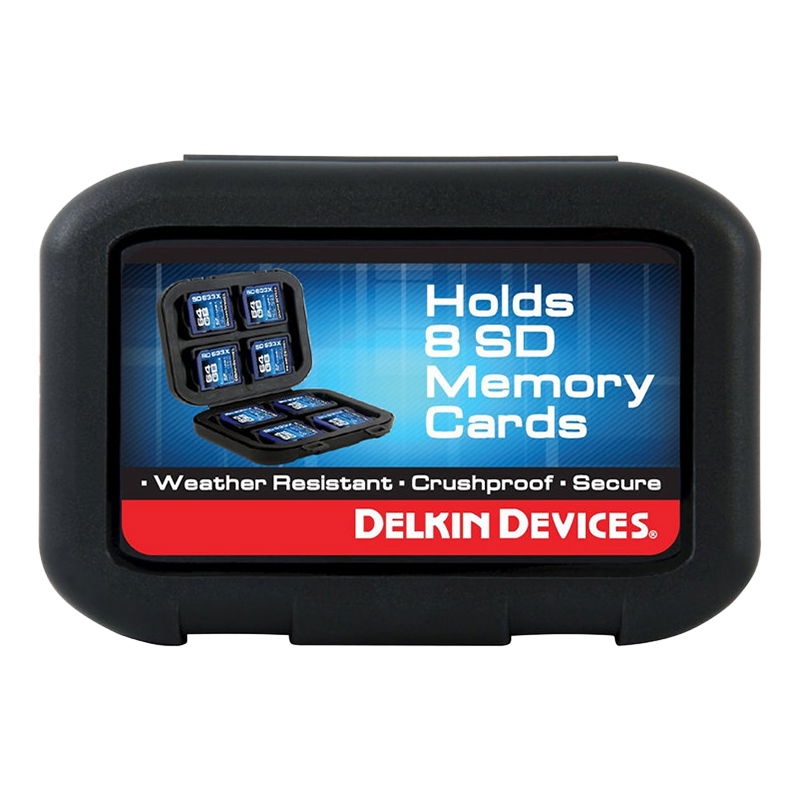 Delkin Weather Resistant Case for 8 SD-Cards