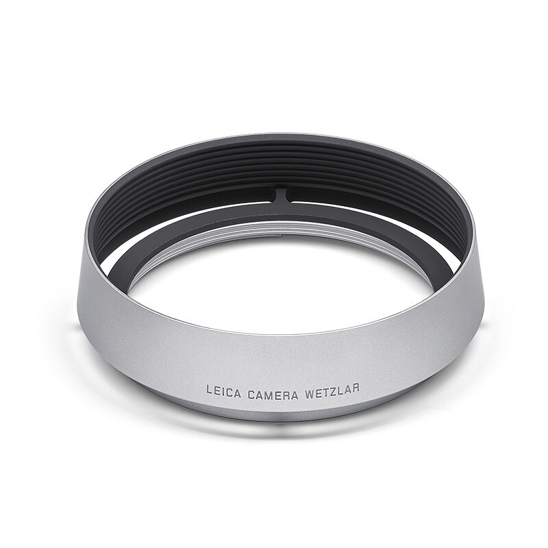 Leica Lens Hood Aluminium Silver Anodized Finish (19658)