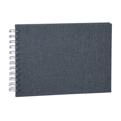 Focus Essence Spiralalbum 17x23 cm vita sidor Blå