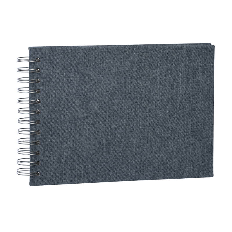 Focus Essence Spiralalbum 17x23 cm vita sidor Blå