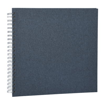 Focus Essence spiralalbum 30x30 cm vita sidor Blå
