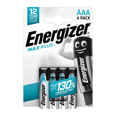 Energizer Max Plus AAA 4-pack