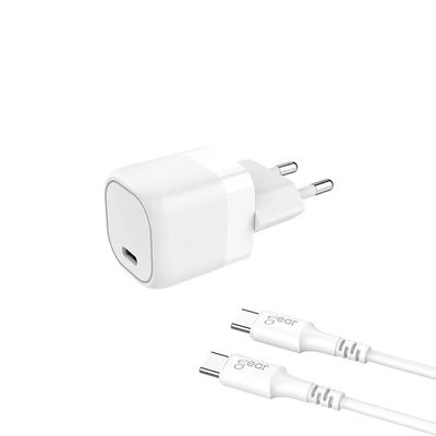 GEAR PD/PPS Travel charger 25W USB-C TO USB-C