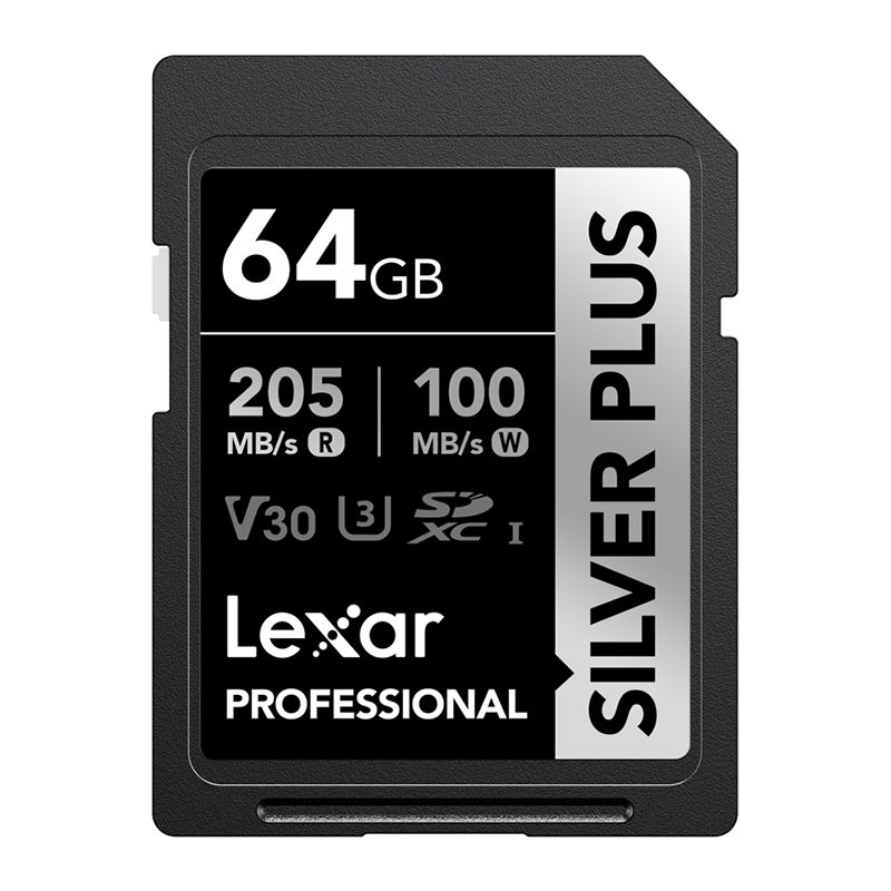 Lexar Pro Silver Plus 1066X SDXC UHS-I U3 (V30) R205/W100 64GB