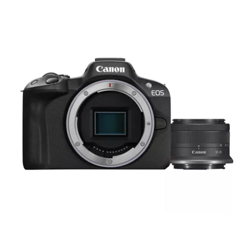Canon EOS R50 Kamerahus + RF-S 18-45/4.5-6.3 IS STM