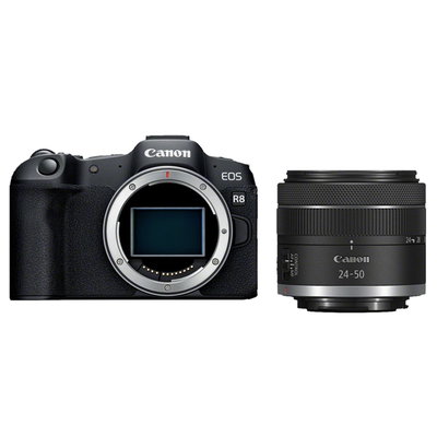 Canon EOS R8 Kamerahus + RF 24-50/4.5-6.3 IS STM