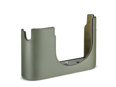 Leica Halfcase Q3 Leather Olive Green (19653)