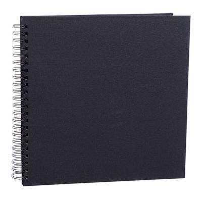 Focus Essence Wire-O 30x30 svart m. svarta sidor