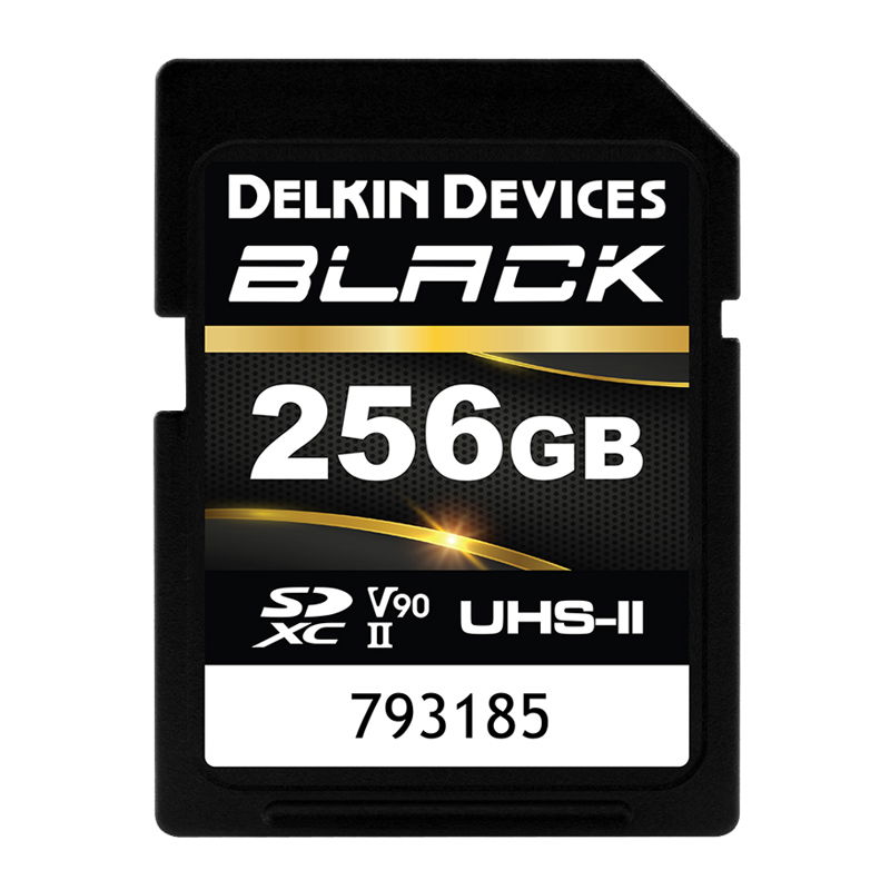 Delkin SD BLACK Rugged UHS-II (V90) R300/W250 256GB (new)