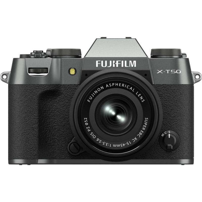 Fujifilm X-T50 Kamerahus + XC 15-45/3,5-5,6 Charcoal Silver