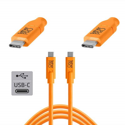 Tether Tools TetherPro USB-C till USB-C 3m Orange
