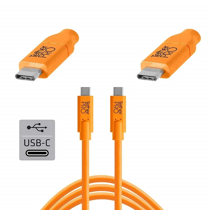 Tether Tools TetherPro USB-C till USB-C 4.6m Orange