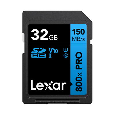Lexar SDHC 32GB 800x Pro UHS-I (V10) U1 R150