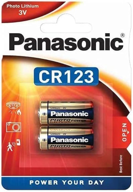 Panasonic Batteri Lithium 3V CR123 2-pack