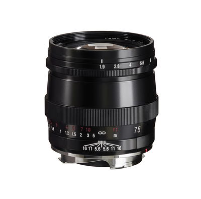 Voigtländer Ultron 75/1.9 S.C. VM Black
