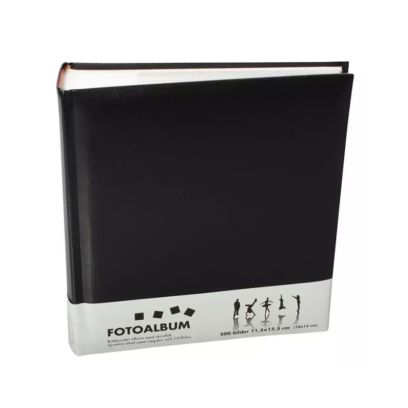 Estancia Bokbundet Album Vita Blad 200 Bilder 11,5X15,5 Cm