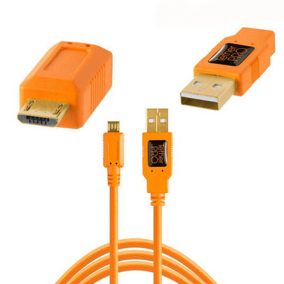 Tether Tools TetherPro USB 2.0 till Micro-B 5pin 4.6m