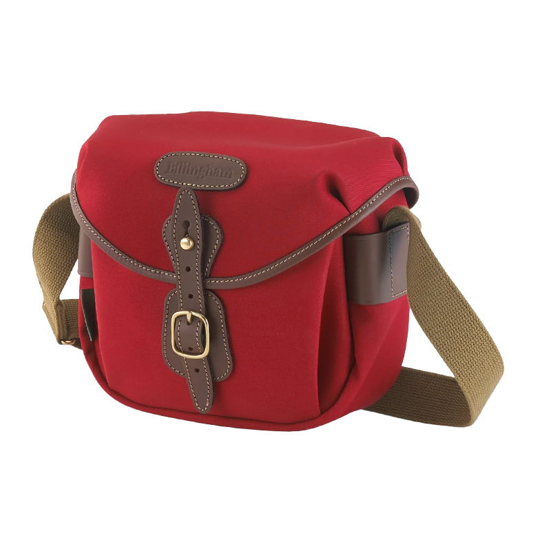 Billingham Hadley Digital Burgundy Canvas/Chocolate Leather
