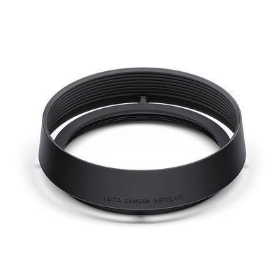 Leica Lens Hood Aluminium Round Black Anodized Finish (19657)